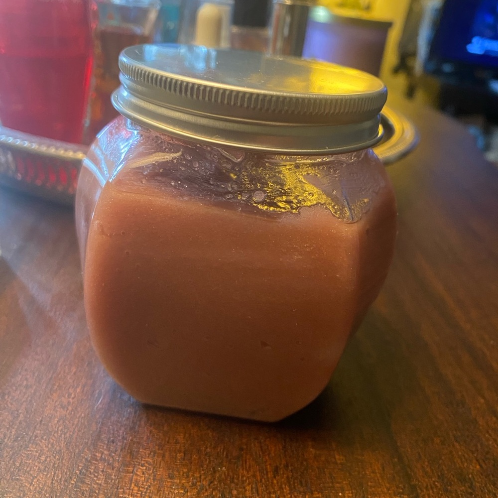 NWOT Vanilla Caramel Sugar scrub with Shea, jojoba, coconut oil.   17 oz